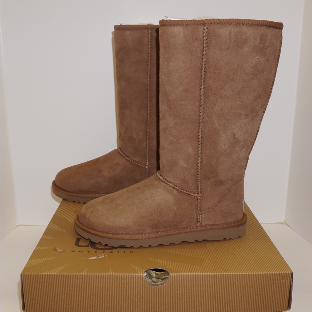 NWT UGG Australia Classic Tall Chestnut Boots